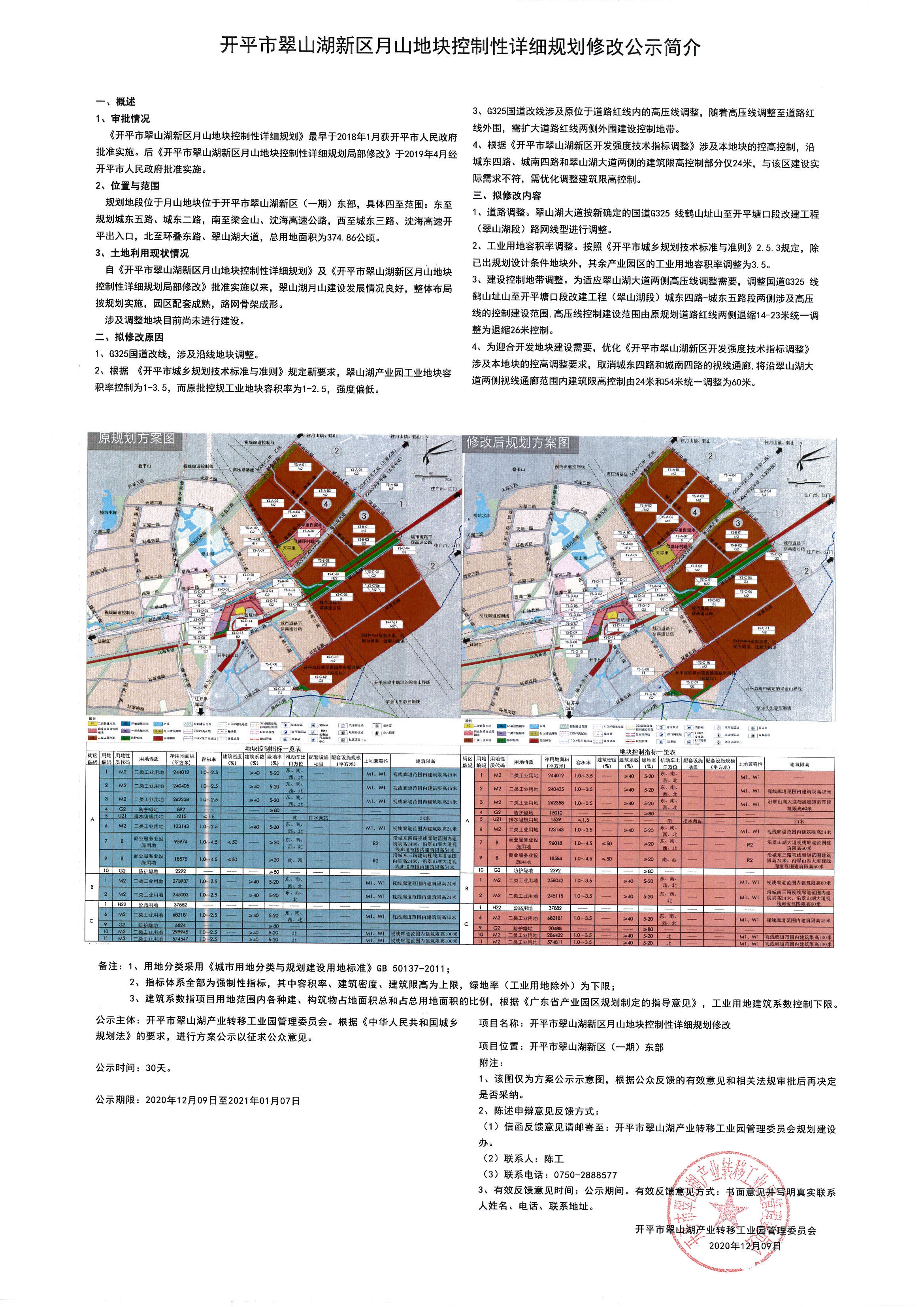 《開平市翠山湖新區(qū)月山地塊控制性詳細(xì)規(guī)劃修改》方案公示.jpg