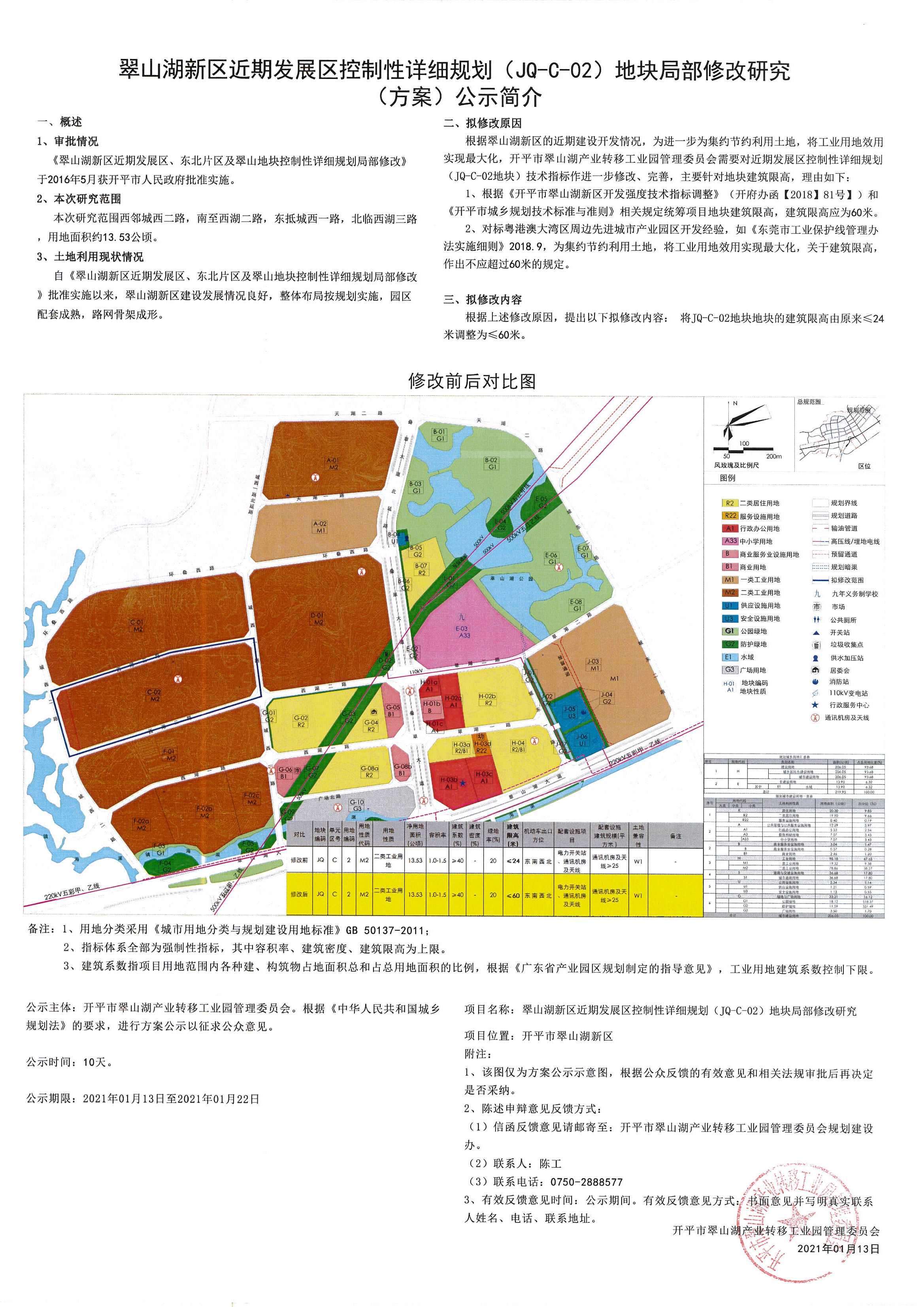 《翠山湖新區(qū)近期發(fā)展控制性詳細(xì)規(guī)劃(JQ -C-02 地塊)技術(shù)指標(biāo)調(diào)整研究》公示.jpg